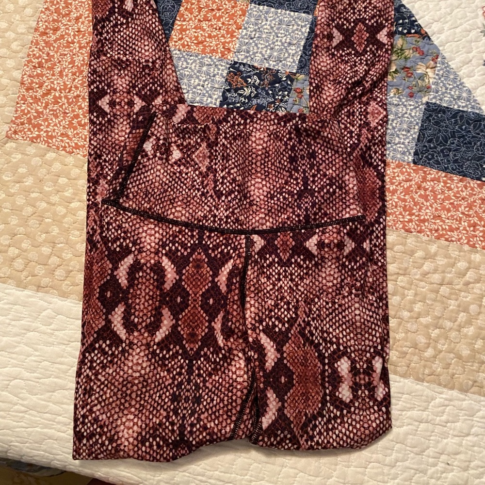 Snakeskin leggings worn once